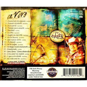 El Poder Del Norte En Vivo CD - 13 Años De Éxitos - Regional Music 37327cd
